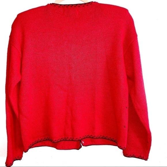 Heirloom Collectibles Vintage Embroidered Cardigan Sweater - Picture 3 of 3